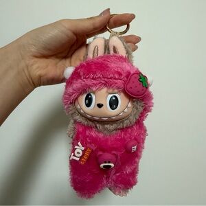 Pink fuzzy Toy Story outfit